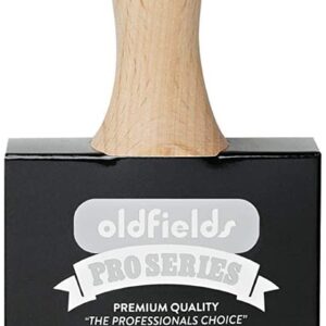 Oldfields Pro Series 63mm Oval Wall Brush Beaver Tail Handle
