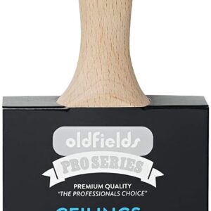 Oldfields Pro Series 75mm / 3" Oval Wall Brush Beaver Tail Handle