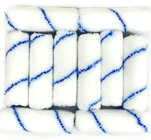 Microfiber lint free 4" roller 10 pack